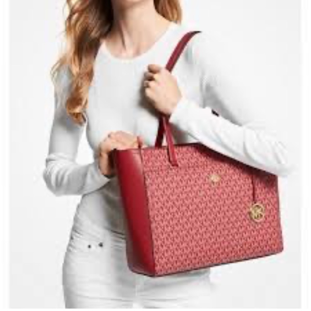 MK Red Monogram Shoulder bag